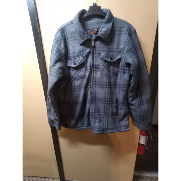 Walnut Creek fleece lined jacket full zip grey men Xl - Picture 1 of 9